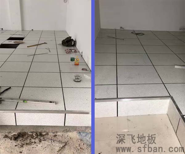 防靜電地板封門實圖 防靜電地板封門實圖