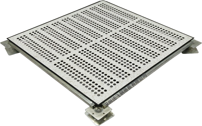 深圳沈飛通風防靜電地板25%通風率(焊管結構通風地板25%通風率)